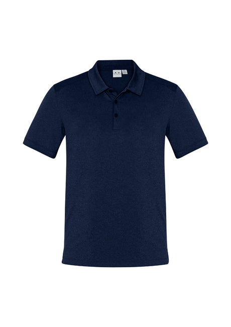 Men's Aero Polo in navy, size XS, featuring lightweight fabric, sun protection, and a polished look for casual or work settings.