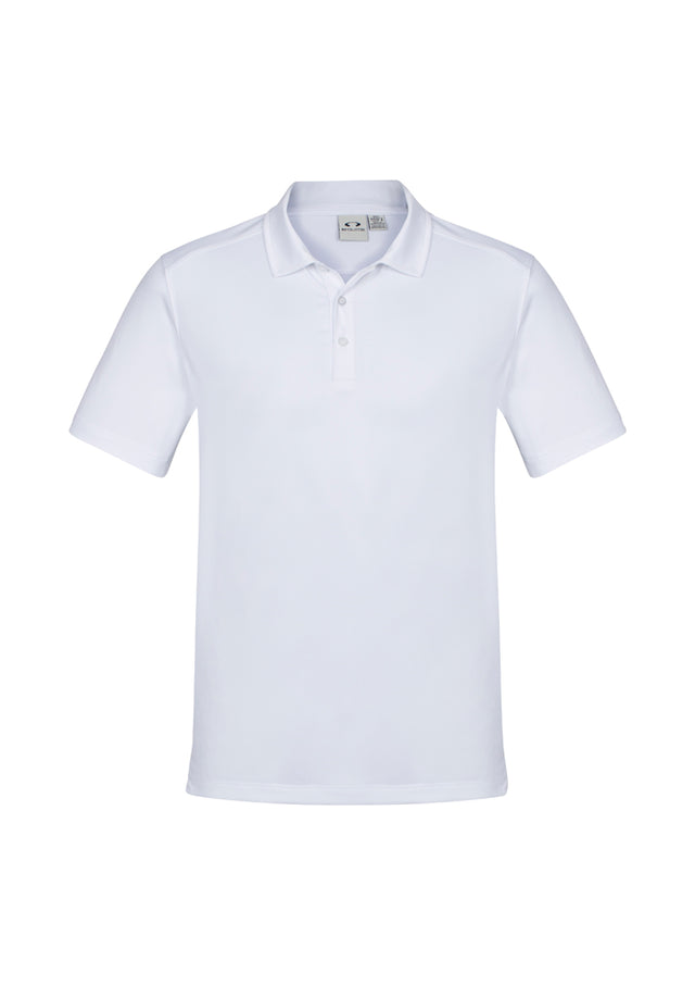 Men's Aero Polo in White, XL, features lightweight fabric, UPF protection, heathered pattern, and a convenient pocket.