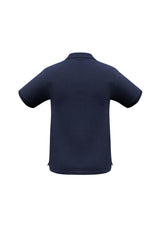 Men's Navy Oceana Polo from Biz Collection, Size S, featuring a cotton-rich fabric, stylish design, and versatile functionality.