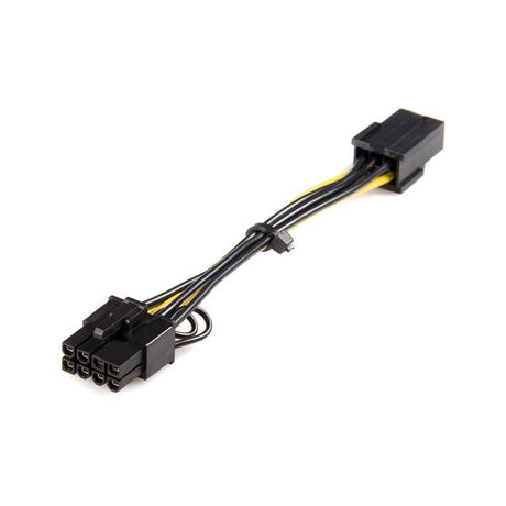 PCI Express 6 pin to 8 pin power adapter cable for connecting 6-pin power supplies to 8-pin GPU connections.