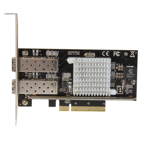 2-Port 10G Fiber Network Card with Open SFP+ - PCIe, Intel Chip