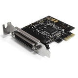 4-Port RS232 PCI Express Serial Card with Breakout Cable, designed for efficient connectivity and compatibility with multiple OS.