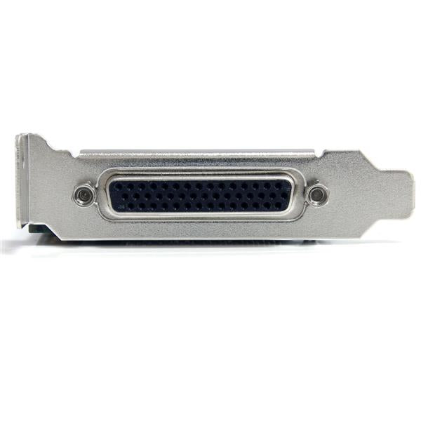 4-Port RS232 PCIe serial card with breakout cable for connecting multiple devices, compatible with various operating systems.