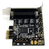 4-Port RS232 PCI Express Serial Card with breakout cable, adding versatile connectivity for legacy devices to modern PCs.