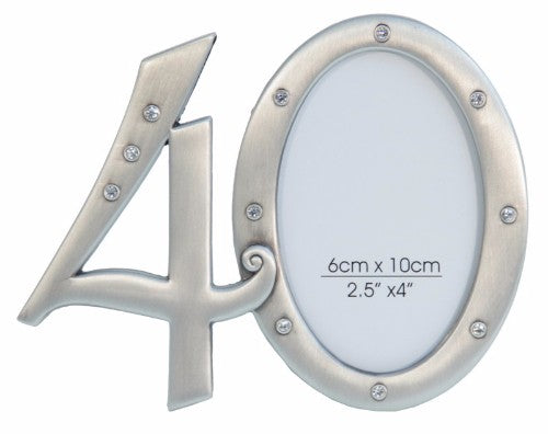 Elegant 40 Photo Frame - Large for showcasing 40 cherished photos in a stylish 13.7 x 1.5 x 10.7 cm design.