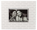 Elegant white and silver 6x4 inch photo frame designed to showcase cherished memories in any decor.