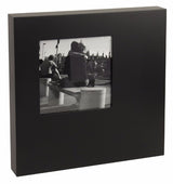 Black Large Box Frame with a modern matte finish, measuring 40x40x5cm, perfect for 3D art and shadow box displays.
