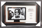 Elegant photo frame with a sleek mirror edge, perfect for showcasing cherished memories in style.