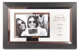 Elegant photo frame with a sleek mirror edge, perfect for showcasing cherished memories in style.