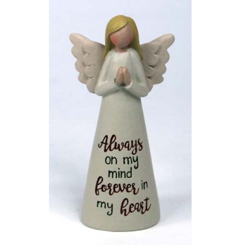 Elegant 10.5 cm angel figurine symbolizing love and serenity, perfect for home decor or as a heartfelt gift.