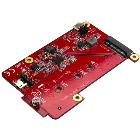 USB to M.2 SATA Converter for Raspberry Pi, enabling seamless M.2 SSD connectivity for enhanced storage and project performance.