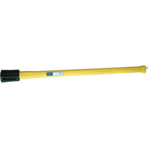 36-inch Railroad Pick Handle featuring a fiberglass core and polypropylene outer, designed for strength and easy maneuvering.