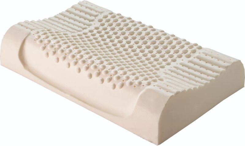 Memory Foam Sculptured Pillow (White) by Logan & Mason