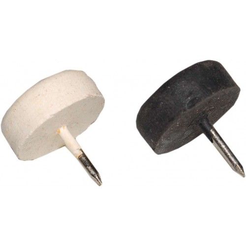 Molded 15mm rubber seat buffer with pin for easy installation, enhancing furniture performance and noise reduction.