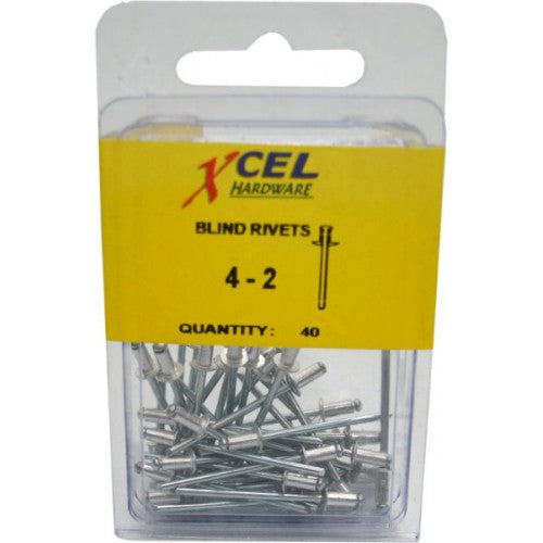 Truss head aluminium blind rivets, 3.2mm x 7.0mm, ideal for various DIY and home improvement projects.