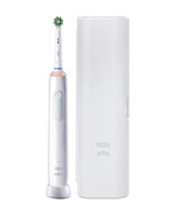 Braun Oral-B PRO 3000 Electric Toothbrush with Gum Pressure Control, Time Coaching, and superior round head for optimal cleaning.