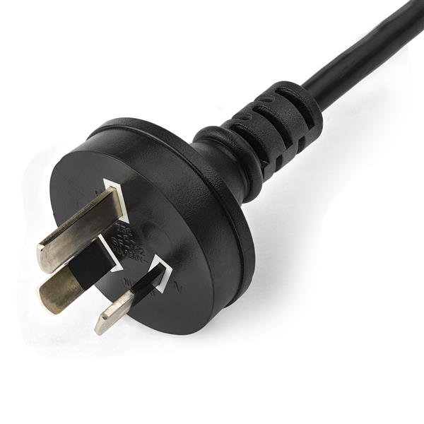 Durable 1m AS/NZS 3112 to C13 power supply cord for computers and peripherals, backed by a lifetime warranty.