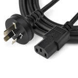 AS/NZS 3112 to C13 power supply cord, 1m long, for reliable connection to computers and peripherals; durable and versatile.