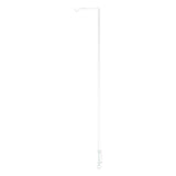 Adjustable white table hook (112 x 22cm) for hanging plants and lights, suitable for indoor and outdoor use.