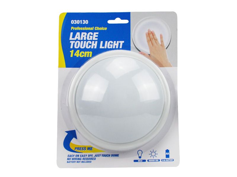 Sleek 14cm touch-activated light for easy illumination, ideal for home or office, comes in a pack of 24.
