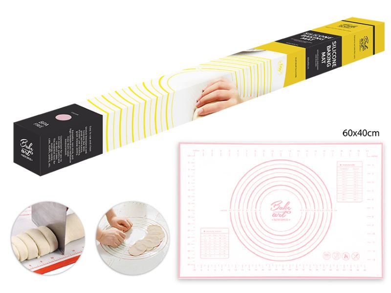 Set of 36 non-stick silicone baking mats, 60cm each, ideal for baking, kneading, and easy cleanup, promoting eco-friendly practices.