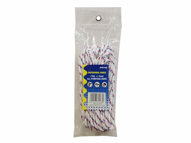 All Purpose Rope - 10m set of 12, durable, versatile, ideal for outdoor activities, crafts, and securing items.