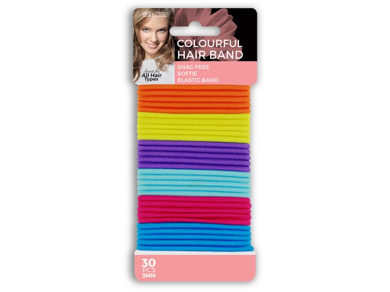 Hair Elastic Band - Snag Free Colourful (1440pcs)