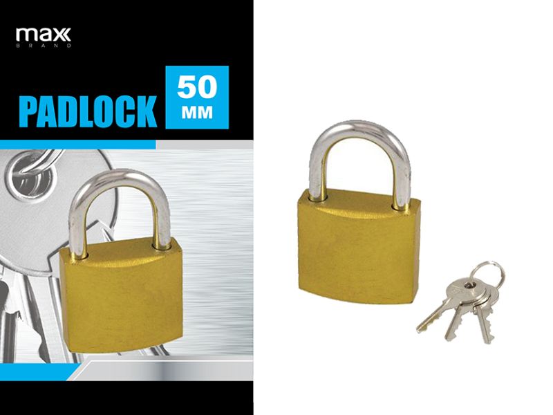 Set of 12 heavy-duty 50mm padlocks with laminated steel bodies, ideal for secure protection of valuables and spaces.