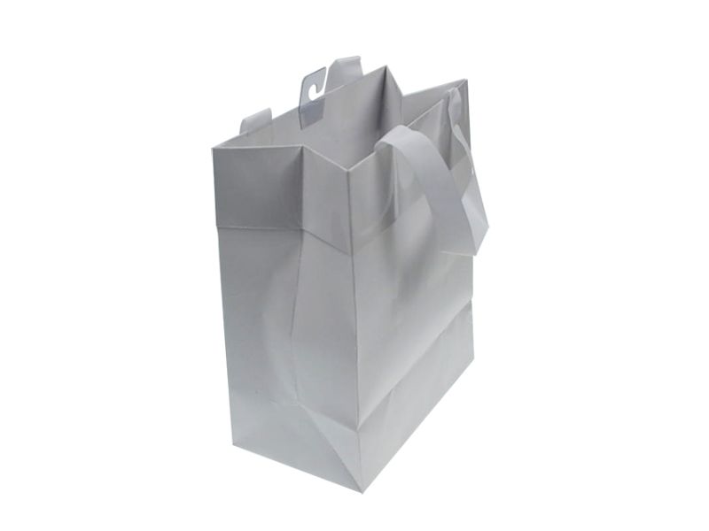 Large white paper gift bags in a set of 10, ideal for all occasions, measuring 53.4cm, stylish and eco-friendly.
