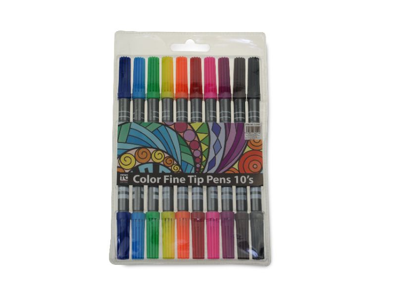 Color Fine Tip Pens (12 Packs)