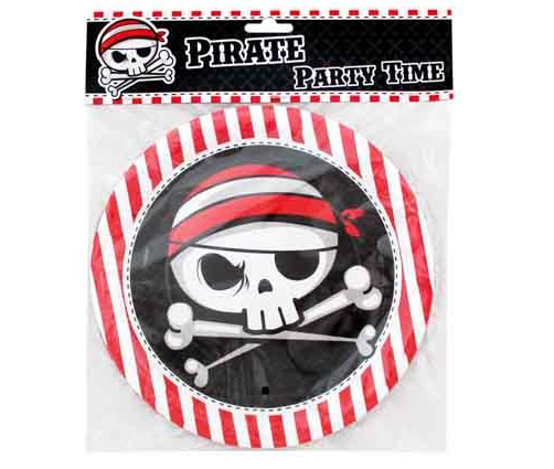Colorful 22cm party plates, pack of 8, ideal for adding fun to any celebration.