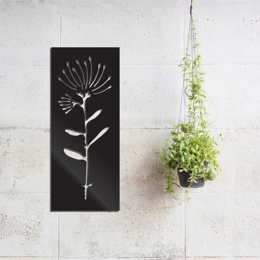 Vibrant Pohutukawa tree wall art panel in durable ACM, perfect for enhancing indoor or outdoor decor.