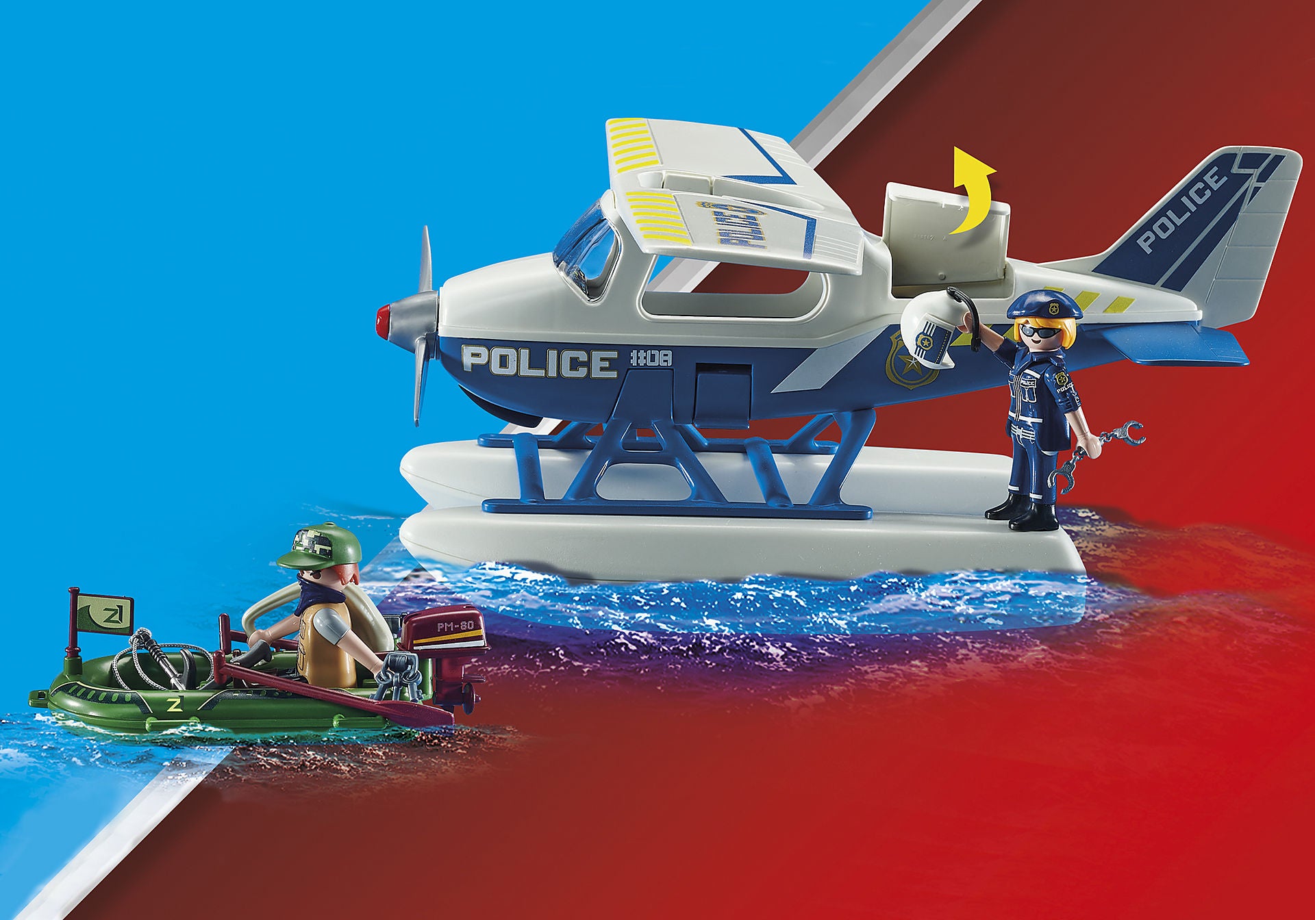 Playmobil Police Seaplane Smartfox NZ Exciting Gift for Kids SmartfoxNZ