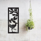 Wall Art - Pukeko ACM Panel featuring a striking Pukeko design, perfect for indoor or outdoor decoration, 230x550mm in size.