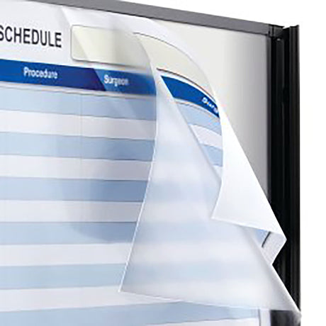 Premium whiteboard with InView lens, 520x585mm, for clear writing and easy cleaning in classrooms or offices.