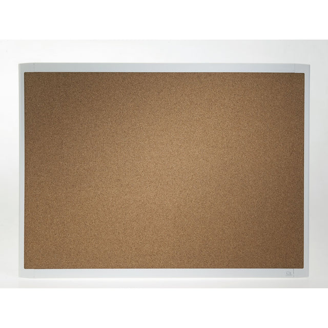 Quartet Basics Bulletin Board 430x580mm, durable cork surface for pinning notes, drawings, and documents, easy wall mounting.