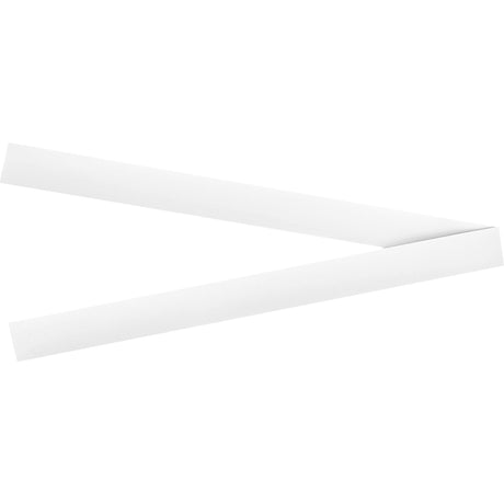 Quartet Magnetic Strips in white, 25x300mm, ideal for organizing documents with reusable dry erase functionality.