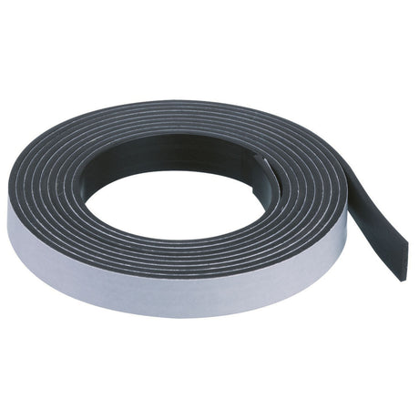 Quartet Magnetic Tape in charcoal - 2.1m roll for easy display and organization on any surface with strong adhesive backing.