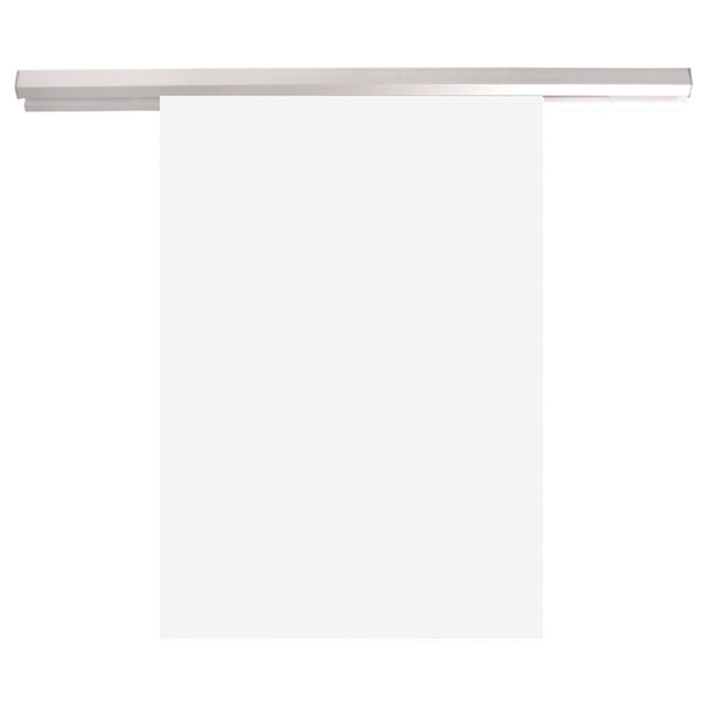 Quartet Penrite Paper Hanger 1000mm with strong adhesive, metal design for displaying documents, art, and photos.