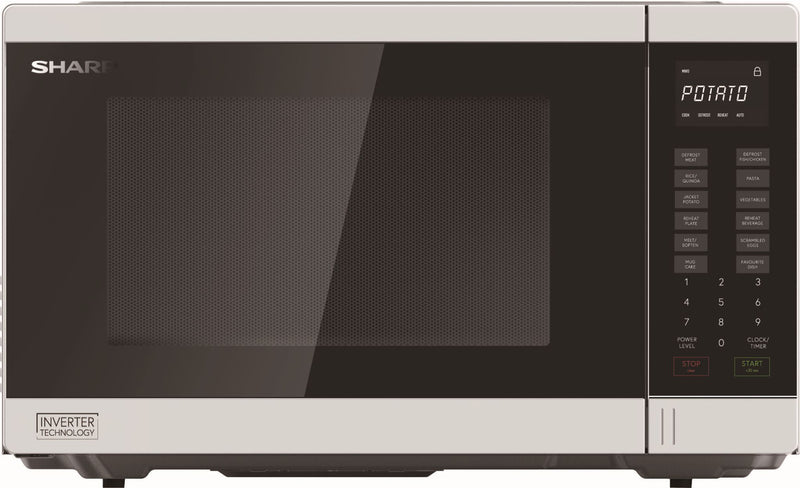 Microwave Sharp - 1200W Midsize Inverter White 34L