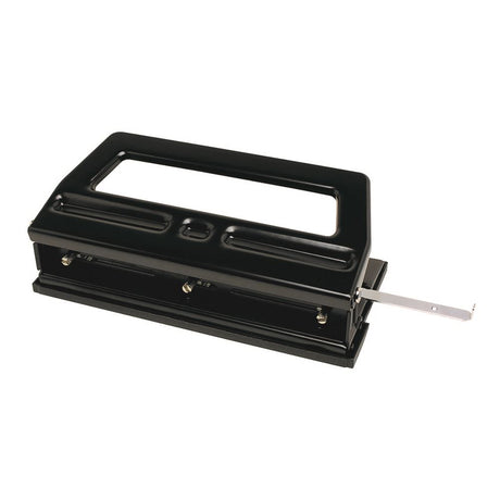 Robust Rexel Gladiator 3-hole punch designed for heavy-duty use, handles 40 sheets with precision and stability.