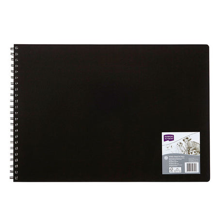 Derwent Acy Vad A3 sketchbook pack of 5 with 120 pages of acid-free paper in a durable spiral-bound design.