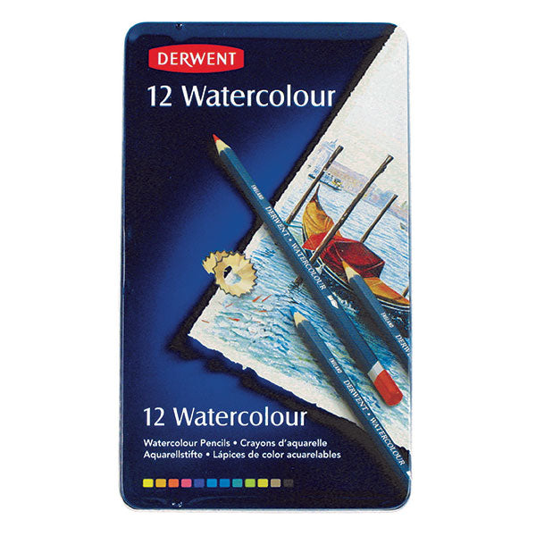 Derwent Pencils Watercolour 12tin