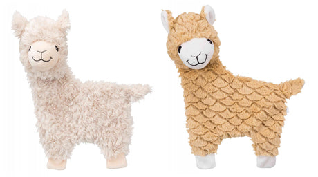 Cuddly 40cm llama plush toy for dogs, perfect for snuggling and reducing anxiety during playtime.