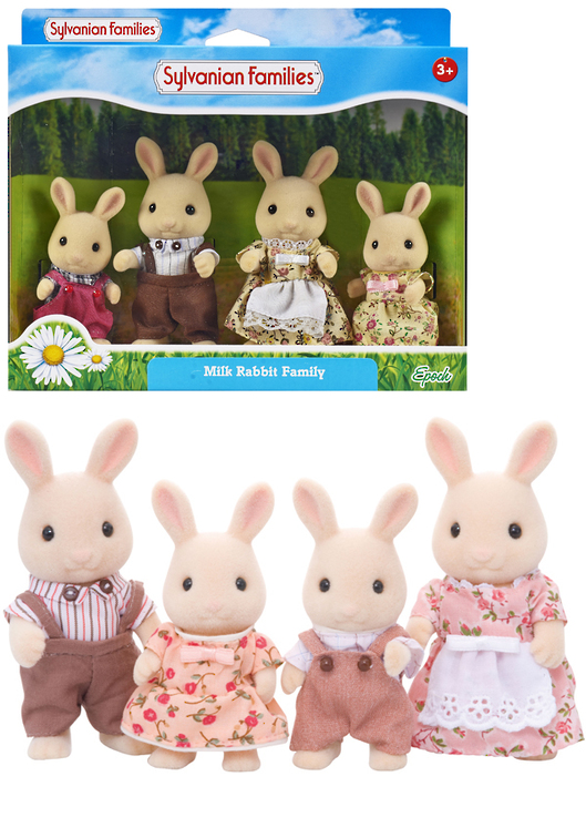 Buttermilk Rabbit Family - Sylvanian Families