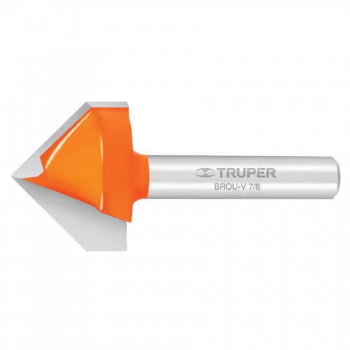 Router Bit- Truper V Groove (7/8")