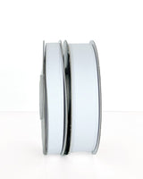 Premium 13mm x 30m Grosgrain Ribbon in White, perfect for gift wrapping, crafting, and elegant DIY decorations.