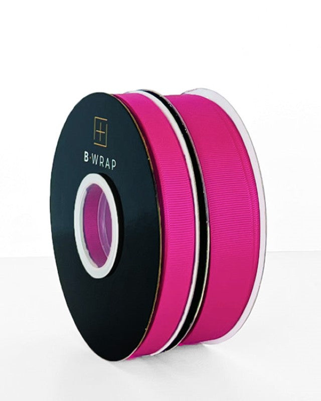 Vibrant Azalia grosgrain ribbon, 22mm wide and 30m long, perfect for crafting, gift wrapping, and DIY projects.