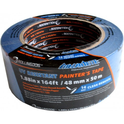 Premium 48mm X 50m masking tape, 14-day removable, ideal for clean lines in painting and crafts without residue.