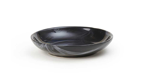 Marble Saucer - Black (13cm)